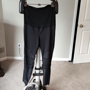 Over the bump Moto maternity leggings
